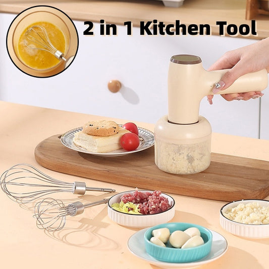 2-in-1 Garlic Chopper